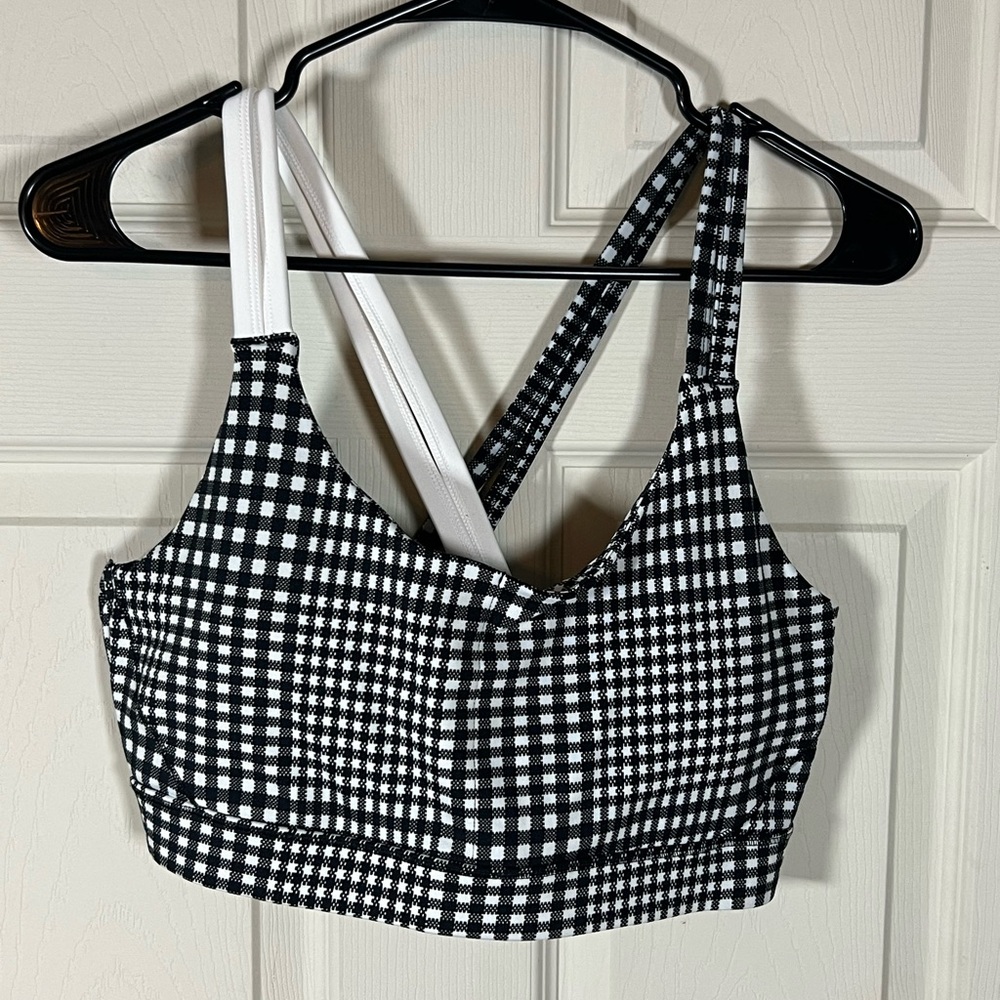 Tasc from Wantable Sports Bra and 7/8 Leggings Set, Checkered, pockets, XL - Picture 2 of 9